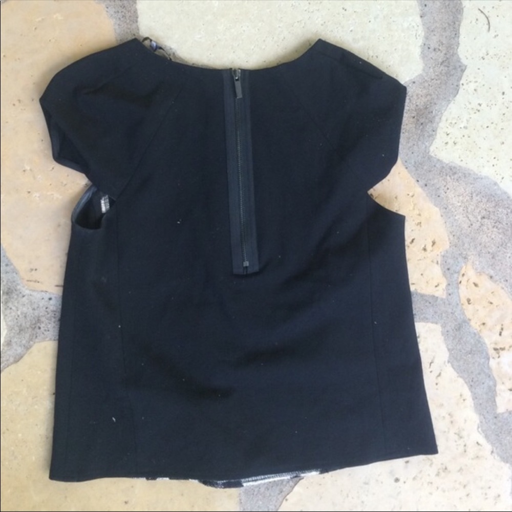 Structured Tibi Leopard Top - Picture 4 of 4